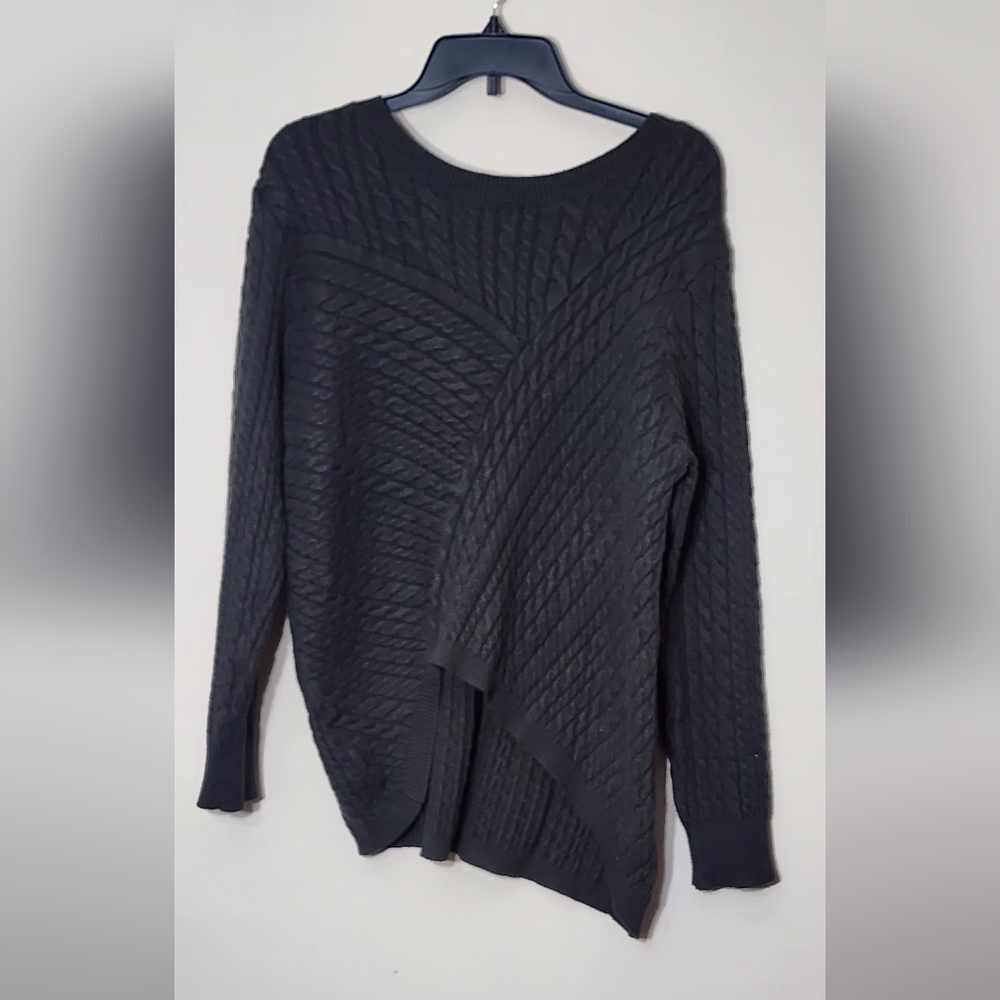 Black Textured Sweater